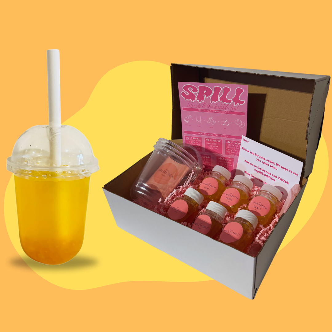 "Peachy Paradise" Bubble Tea Kit