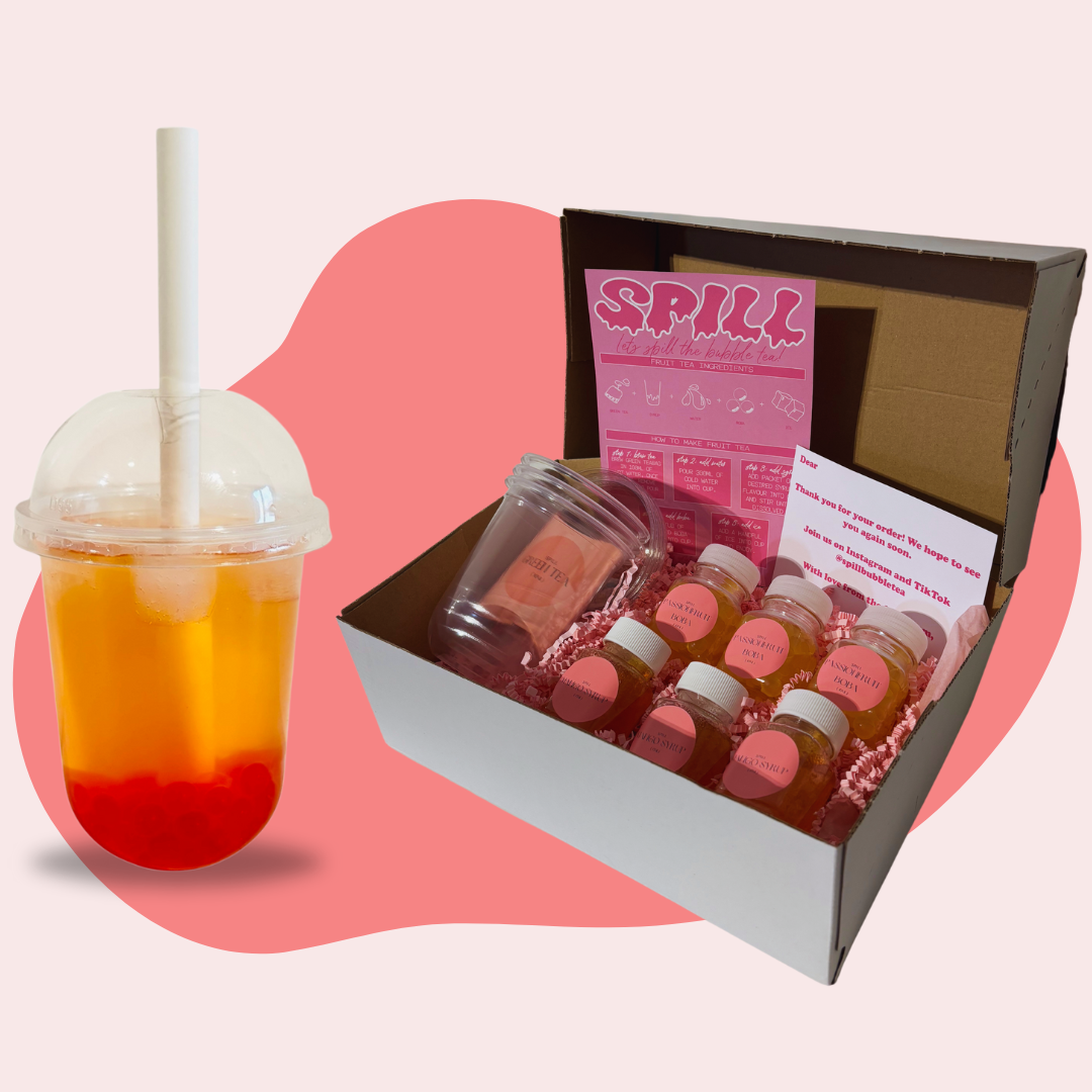 "Cherry Clouds" Bubble Tea Kit